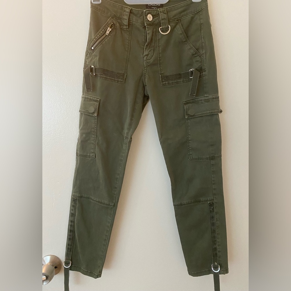 Bebe skinny cargo pant